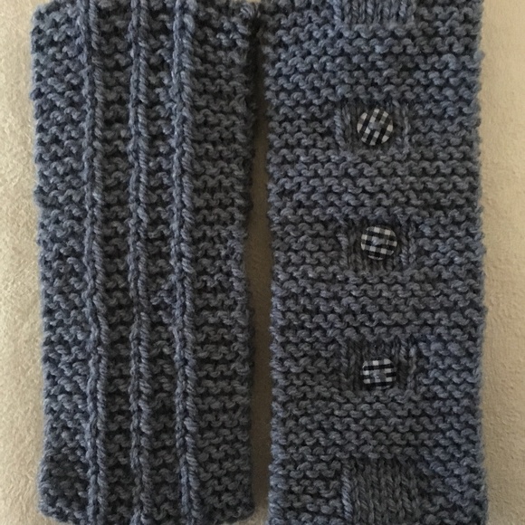 Hand knitted stretchy headband - Picture 3 of 6